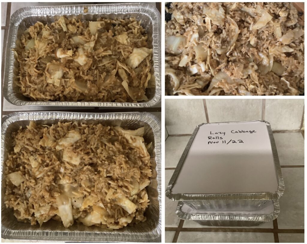 Gluten free lazy cabbage rolls 