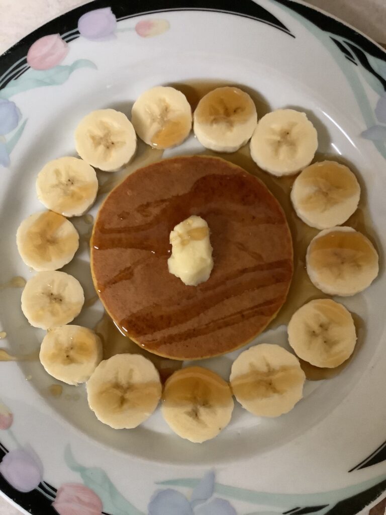 Gluten free pumpkin spiced pancakes