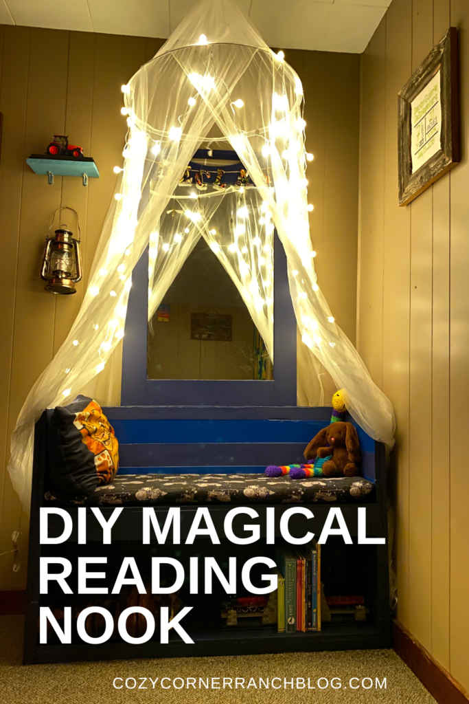 Beautiful reading nook with magical aspects!